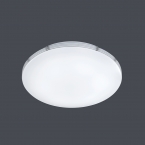 LED Deckenleuchte, Weiss, Chrom, Rund, 1850 LM, 35 cm Ø