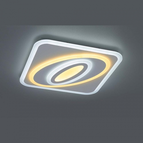Applique et plafonnier, 3000 Kelvin, Lampe de cabinet, Lampe de salle d'attente, Carré, Matériau, Plastique, Acrylique, Lampe de bar, 4650 lumens, Lampe d'hôtel, Éclairage de restaurant, Lampe de café, Éclairage intérieur, Éclairage domestique, IP20