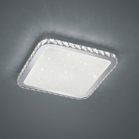 LED-Deckenlampe mit Sternenabdeckung Designeroptik mit Acrylglasrand
