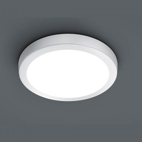 LED-Deckenleuchte modern in Weiß mit Switch-Dimmer und einem Durchmesser von 40 cm