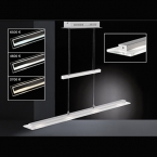 Suspension LED, variateur tactile, longueur 88 cm, lampe de salle à manger, lampe de bureau, lampe de cuisine, éclairage de comptoir, éclairage de réception, éclairage de table à manger, éclairage de plan de travail, suspension de bureau