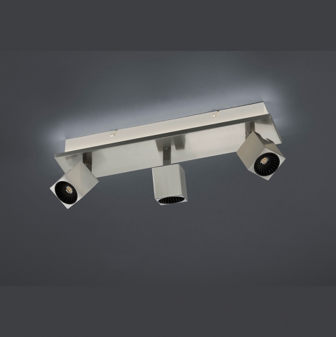 Plafonnier LED, spots cubes, 42 cm x 15 cm, 1290 lumens, spot hôtelier, éclairage de café, éclairage de restaurant, éclairage de salon, spot de chambre, éclairage de magasin, éclairage d'intérieur, éclairage domestique, IP20