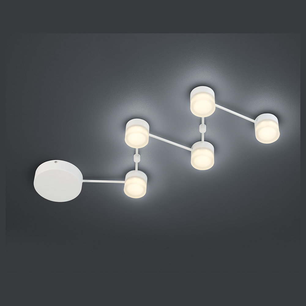 5er Spot mit LED-Technik in modernen Designs