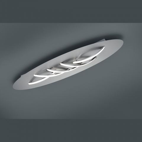 Spot de plafond à LED, variateur, ovale, longueur 85 cm, éclairage de cabinet médical, éclairage de salle d'attente, éclairage domestique, éclairage intérieur, IP20