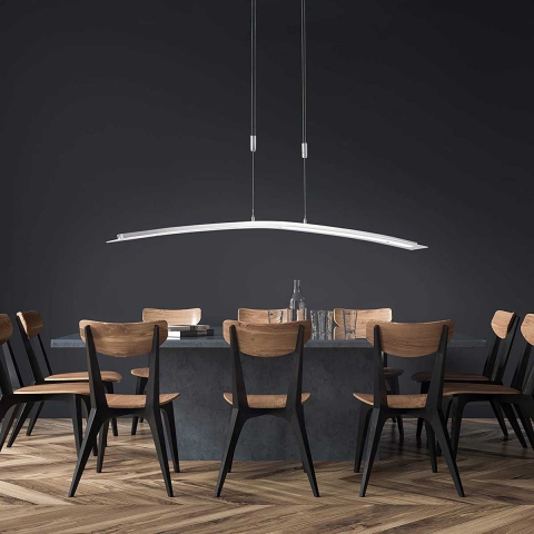 Hängeleuchte Aus Echt-Messing Mit Zugpendel – Höhenverstellbar, 1xE27, Für Küche & Esszimmer