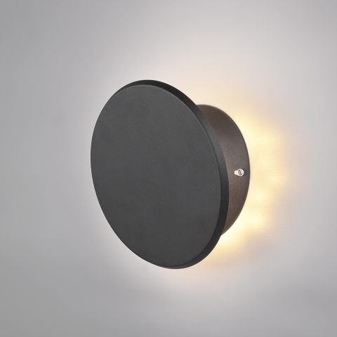 LED-Wandlampe schwenkbar mit 22 cm Durchmesser