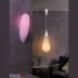 Ambiente Bild in Wohnräumen Rotes Licht Weiße Smart Home LED-Wandleuchte mit Dimmer und 44 cm Höhe