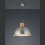 Pendelleuchte, Restaurant-Design, Vintagelook, Holzakzent, 150 cm Höhe, Esszimmer Pendelleuchte, Küchen Hängeleuchte, Dekoleuchte, Saalbeleuchtung, Innenraumbeleuchtung, Wohnraumbeleuchtung, IP20