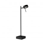 Schreibtischbeleuchtung Sompex LED Tischleuchte, Schwarz, Neigbar, Tastdimmer, 56 cm Höhe, Büroleuchte, Officebeleuchtung, Arbeitsplatzleuchte, Bettleuchte, Nachttischleuchte, Innenraumleuchte, Wohnraumbeleuchtung, IP20