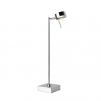 Lampe de table, Variateur, Inclinable, Rond, Chrome, 56 cm de hauteur, Éclairage de bureau, Lampe de chevet, Lampe de lit, Lampe de bureau, Éclairage de buffet, Lampe de lecture, Lampe de commode, Lampe d'étagère, Éclairage intérieur, Éclairage domestique, IP20
