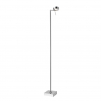 LED Stehleuchte, Dimmer, Filigranes Design, 128 cm Höhe, Büro Stehleuchte, Officeleuchte, Leseleuchte, Schlafzimmer Stehlampe, Wohnzimmer Stehleuchte, Wohnraumbeleuchtung, Innenraumbeleuchtung, IP20