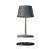 Tischleuchte, Anthrazit, IP65, Schirm, Rund, Akku, Ladestation, Restauranttischlampe, Hotelaußentischleuchte, Gartenbeleuchtung, Gartentischlampe, Campingleuchte, Balkontischleuchte, Verandatischlampe, Terrassentischleuchte, Outdoorleuchte