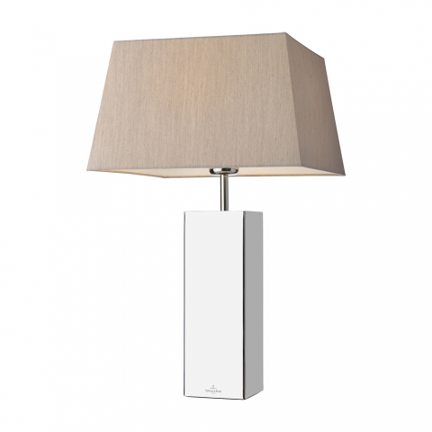 Villeroy & Boch Tischleuchte mit Stoffschirm und einer Höhe von 53 cm