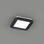 Moderne LED-Wandleuchte in quadratischer Form mit Dimmer