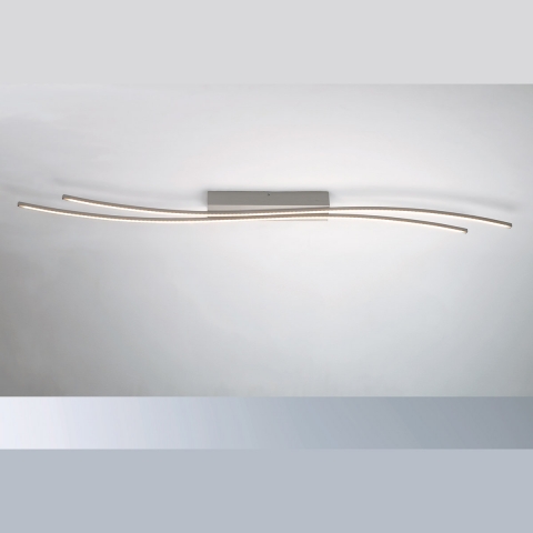 Smart Home LED-Deckenleuchte von BOPP wellenförmig mit 120 cm Breite