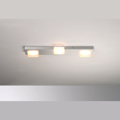 Smart Home LED-Deckenleuchte von BOPP zeitlos und nachhaltig mit 3 Spots und 52 cm Breite
