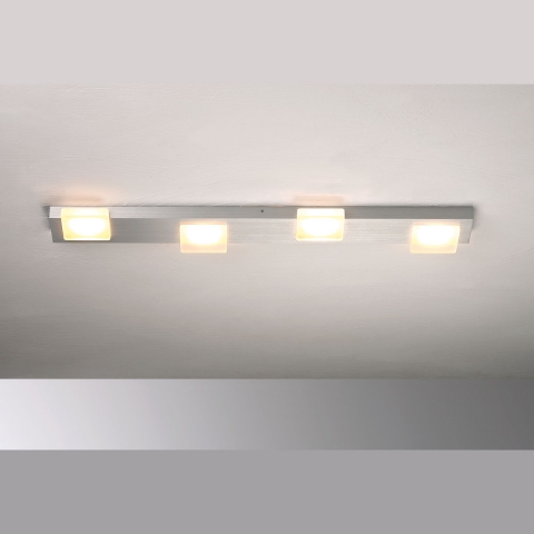 Smart Home LED-Deckenlampe von BOPP geradlinig mit 4 Strahlern und 72 cm Breite