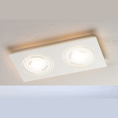 Bopp LED-Deckenleuchte nachhaltig gefertigt in weiss und 30 cm Länge