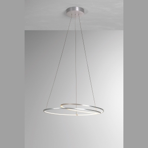 Smart Home BOPP LED-Pendellampe ringförmig und höhenverstellbar mit 45 cm Durchmesser