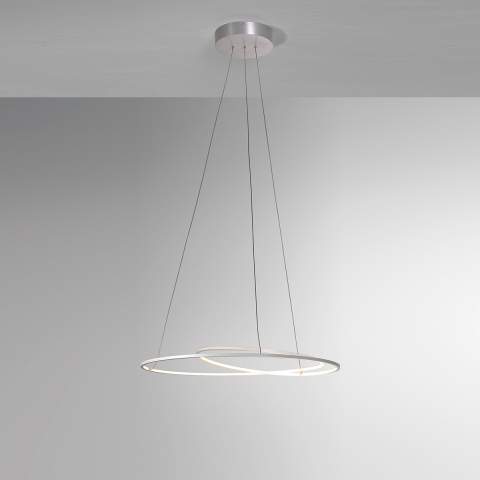 Smart Home BOPP LED-Pendelleuchte höhenverstellbar und nachhaltig mit 70 cm Durchmesser