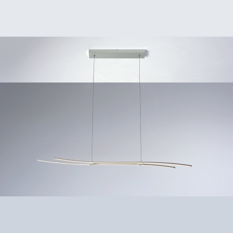 BOPP LED-Pendelleuchte edel mit Berührungssensor und 120 cm Breite