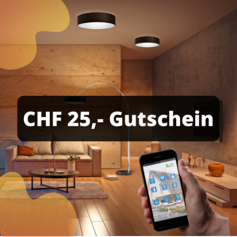 Gutschein fuer Leuchten 25 Franken