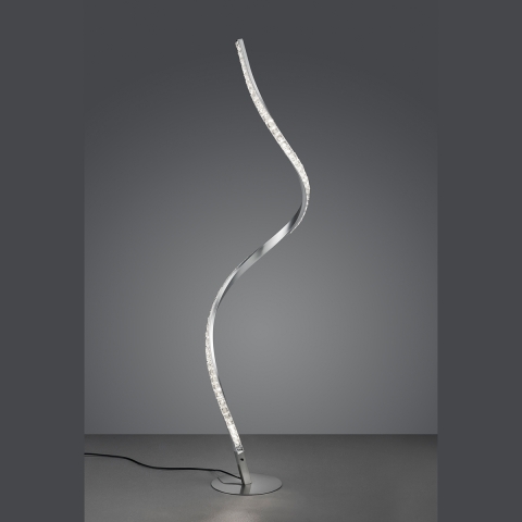 LED Stehleuchte mit RGBW-Farbwechsler und Fernbedienung 116 cm Höhe