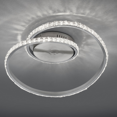 LED Deckenleuchte, Farbwechsler, Fernbedienung, 45 cm x 50 cm