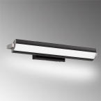 LED Wandleuchte, Schwarz, Verstellbar, Dimmer, 46 cm x 8 cm, CCT Technik, Farbwechsler, Restaurant Wandleuchte, Cafébeleuchtung, Wandbeleuchtung, Flurleuchte, Dielenlampe, Hotelbeleuchtung, Wartezimmer Wandleuchte, Praxisleuchte, Innenraumbeleuchtung, Wohnraumbeleuchtung, IP20