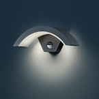 Fassadenbeleuchtung LED-Aussenleuchte, Bewegungsmelder, OSRAM, IP54 9 cm x 30 cm, Mauerbeleuchtung, Eingangsbeleuchtung, Türeingangslicht, Hotel Raucherbereichleuchte