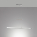 LED Pendelleuchte, Höhenverstellbar, Dimmer, Farbwechsler, 125 cm x 22 cm, Esszimmer Hängeleuchte, Küchen Pendelbeleuchtung, Tresenleuchte, Thekenleuchte, Büro Pendelleuchte, Officeleuchte, Innenraumleuchte, Wohnraumbeleuchtung, IP20, Praxisleuchte
