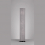 Éclairage de la salle à manger Lampadaire, abat-jour en tissu de lin, gris, noir, interrupteur, hauteur 110 cm, éclairage de loft, éclairage de lobby, éclairage de chambre, éclairage de café