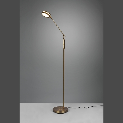 LED Stehleuchte, Farbwechsler, Sensordimmer, Memoryfunktion, 133 cm Höhe, Hotelzimmerbeleuchtung, Leseleuchte, Wohnzimmerstehleuchte, Lesebeleuchtung, Praxisleuchte, Wartezimmerlampe, Innenraumbeleuchtung, Wohnraumbeleuchtung, IP20