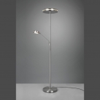 LED Stehleuchte, Lesearm, Dimmer, Farbwechsler, Memoryfunktion, 181 cm Höhe, Wohnzimmerbeleuchtung, Leseleuchte, Hotelstehleuchte, Wohnzimmerstehlampe, Schlafzimmerstehleuchte, Wartezimmerleuchte, Praxisbeleuchtung, Innenraumbeleuchtung, Wohnraumbeleuchtung, IP20