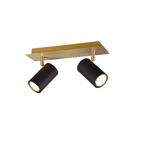 Deckenleuchte, Modern, Schwarz, 5 Strahler, Verstellbar, 77 cm x 57 cm Deckenleuchte, Modern, Schwarz, 5 Strahler, Verstellbar, 77 cm x 57 cm