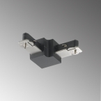 Éclairage hôtelier Rails d'alimentation - L - Connecteur, Noir, Plafonnier, Suspension, Système de rails, 3 cm x 3 cm