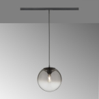Pendelleuchte, Schienensystem, Erweiterbar, Austauschbar, Schwarz, 250 cm Höhe, Stecksystem, Esszimmer Hängeleuchte, Wohnraumbeleuchtung, Wartezimmer Pendelleuchte, Hotelleuchte Schienensystem, Praxisbeleuchtung, Tresenbeleuchtung, Thekenbeleuchtung