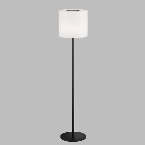 LED Außen Stehleuchte, Farbwechsler, Dimmer, Solar, IP44, Akku, 150 cm Höhe, Balkonbeleuchtung, Verandastehleuchte, Terrassenbeleuchtung, Gartenstehleuchte, Outdoorleuchte, Mobile Leuchte, Akkuleuchte