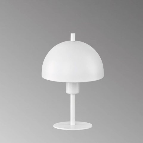 Lampe de table, anti-éblouissement, interrupteur à cordon, 24 cm de hauteur, blanc, éclairage de chevet, lampe de lit, lampe de buffet, lampe de commode, lampe d'étagère, lampe de table de chambre à coucher, éclairage intérieur, éclairage du salon, IP20
