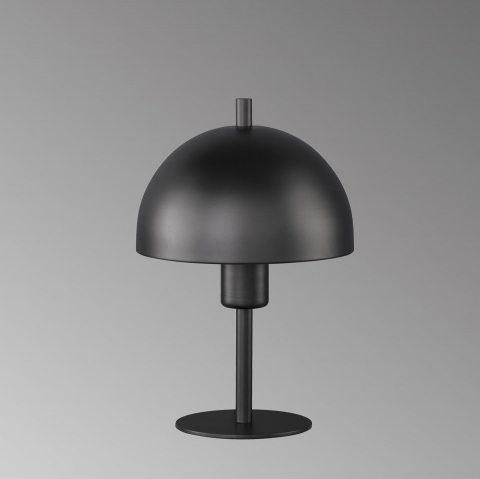 Hotelzimmerbeleuchtung Tischleuchte, Schwarz, Schnurschalter, Glocke, 24 cm Höhe, Nachttischleuchte, Bettleuchte, Wohnraumleuchte, Sideboardleuchte, Kommodenbeleuchtung, Innenraumleuchte, IP20