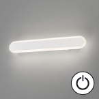 Schlafzimmerbeleuchtung Moderne LED Wandleuchte, Länglich, Weiss, Schalter, 39 cm x 6 cm