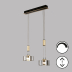 LED Pendelleuchte, 2 Strahler, Glas, Höhenverstellbar, 64 cm x 20 cm