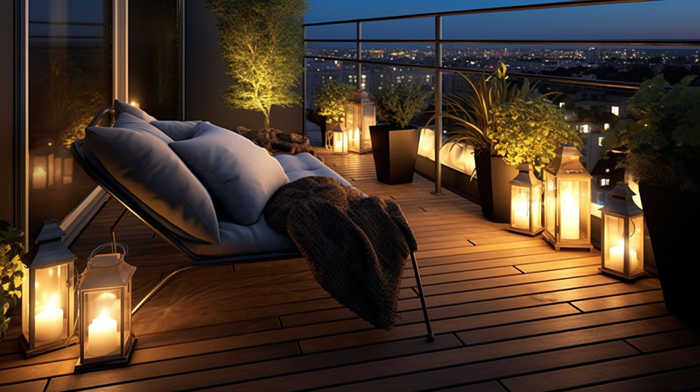 Balkonbeleuchtung passend wählen und richtig kombinieren