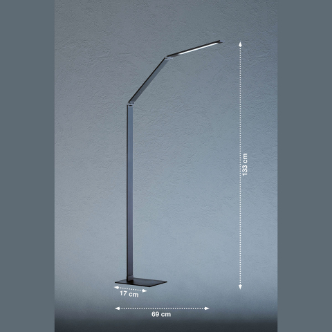 LED Stehlampe Dimmbar Mit Fernbedienung – 20W, RGB Farbwechsel, Moderne Lichtsäule Für Wohnzimmer
