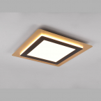 LED Deckenleuchte, Quadrat, Gold, Farbwechsler, Dimmer, Nachtlicht, 45 cm x 45 cm, Cafébeleuchtung, Hotel Deckenleuchte, Flurbeleuchtung, Innenraumleuchte, Salon Deckenleuchte, Esszimmer Deckenlicht, Küchenbeleuchtung, Schlafzimmer Deckenleuchte