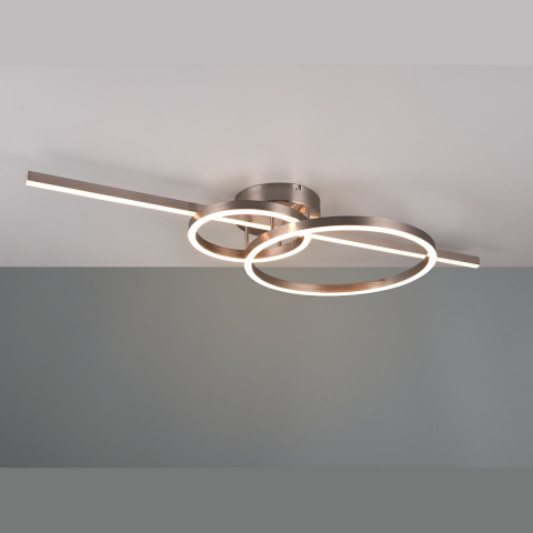 Atelierbeleuchtung LED Deckenleuchte, Farbwechsler, Dimmer, Nachtlicht, Fernbedienung, 100 cm x 40 cm, Schlafzimmerleuchte, Wohnraumleuchte, Flur Deckenleuchte, Flur Deckenlicht, Wartezimmer Deckenbeleuchtung, Praxisleuchte, Innenraumleuchte