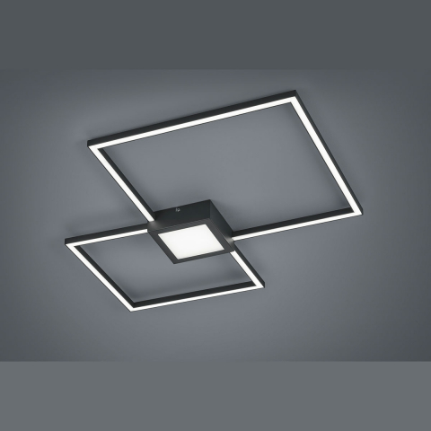 Schlafzimmerbeleuchtung LED Deckenleuchte, Wandleuchte, Switch Dimmer, Quadrate, 65 cm x 65 cm, Flurbeleuchtung, Wohnraumleuchte, Praxis Deckenlicht, Wartezimmerbeleuchtung, Innenraumleuchte