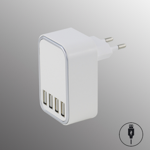 Ladeadapter für Leuchten, USB, 4x USB Port 8201188