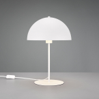 Nachttischbeleuchtung Tischleuchte, Weiß, Modern, Schlicht, Pilzform, 45 cm Höhe, Bettleuchte, Schlafzimmer Tischleuchte, Wohnzimmertischleuchte, Sideboardbeleuchtung, Kommodenbeleuchtung, Regalleuchte, Innenraumbeleuchtung