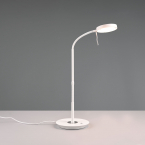 Accueil Bureau Éclairage LED Lampe de table, blanc, changement de couleur, variateur de lumière à capteur, fonction mémoire, col flexible, 57 cm de hauteur, lampe de table de lit, lampe de chevet, lampe de bureau de table